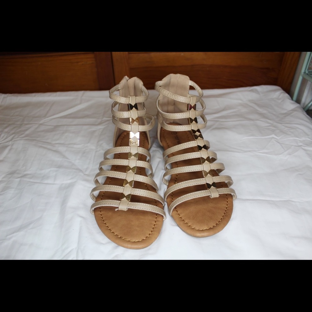 Beige sandals